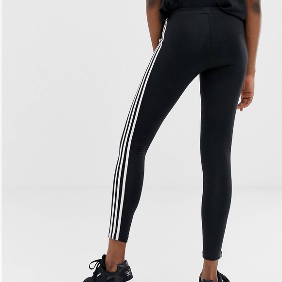 Adidas Three-Stripes Leggings - Picture 3 of 4